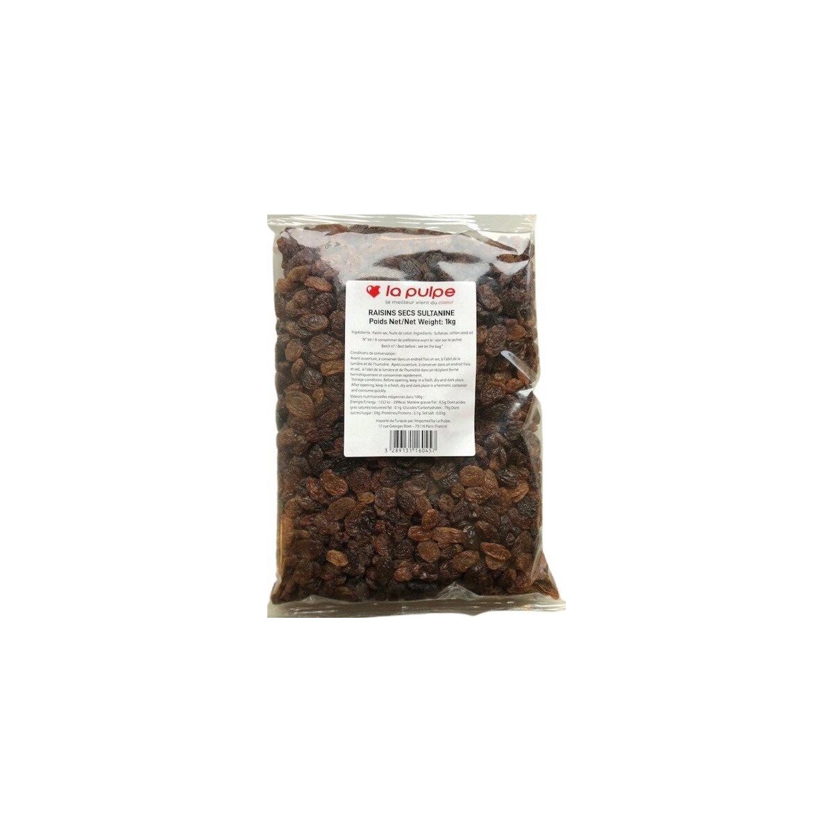 Raisin secs type 9 - 1kg - Turcs