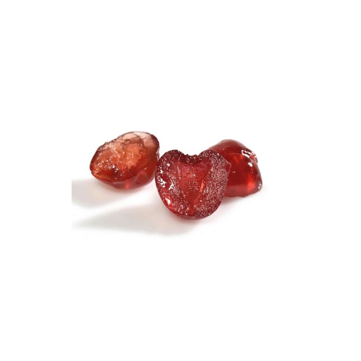 HALF CANDIED RED CHERRIES 1KG  KG