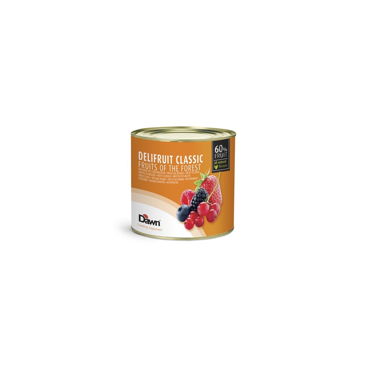 DAWN DELIFRUIT CLASSIC BOSVRUCHTEN 2,7KG  BLIK