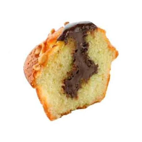 A230 VANILLEMUFFIN MET CACAO-HAZELNOOTVULLING 36 X112GR  DOOS