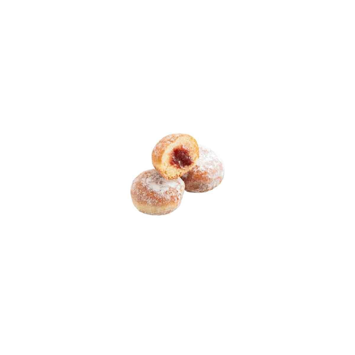 RMM 27055 MINI RONDE BEIGNET MET AARDBEIENVULLING70X 21GR  DOOS