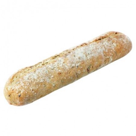 DELIFRANCE S6415 DEMI BAGUETTE GRISE 28CM CŒUR DE GRAINES PAC 30 X 170GR