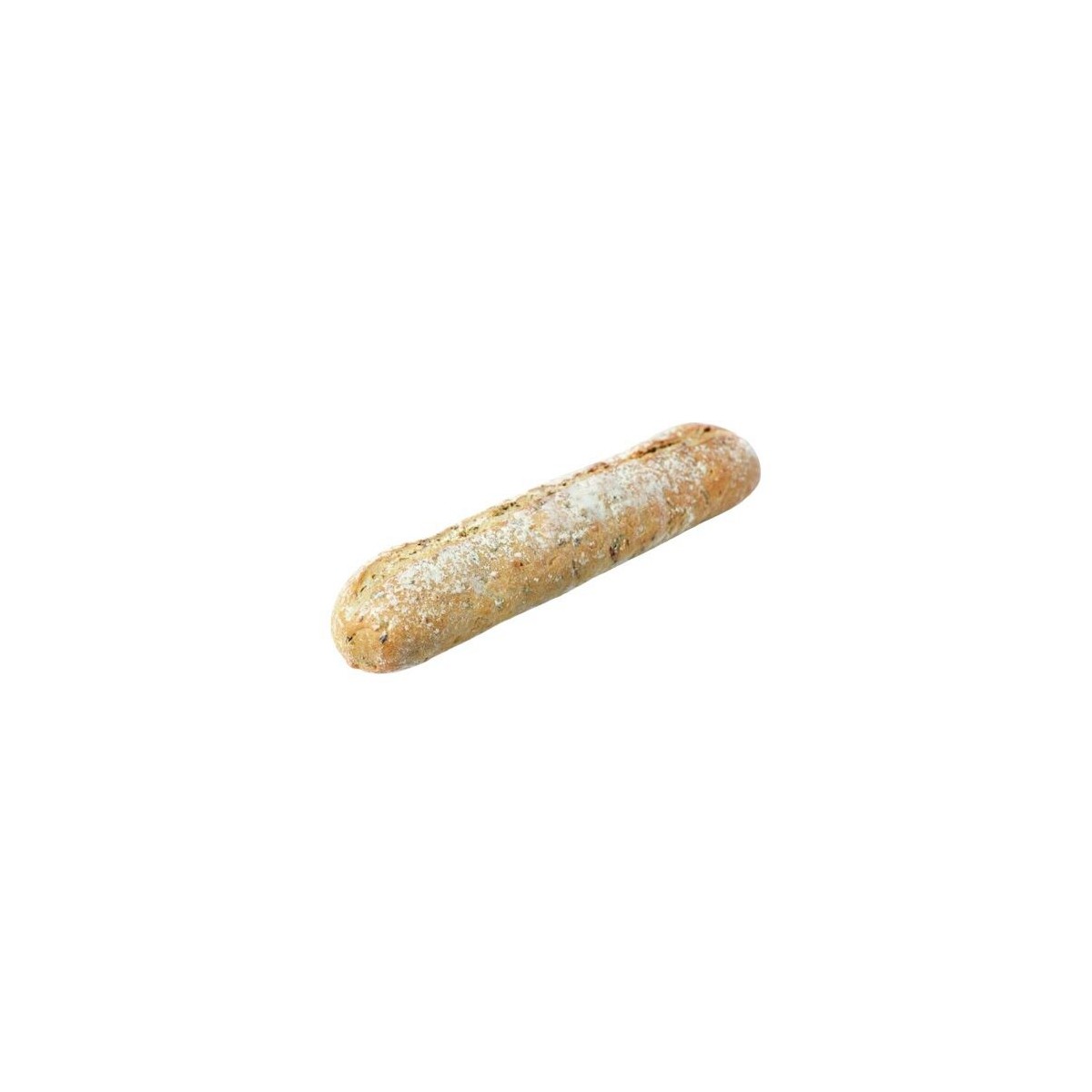 DELIFRANCE S6415 DEMI BAGUETTE GRISE 28CM CŒUR DE GRAINES PAC 30 X 170GR