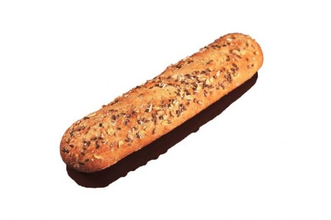 DELIFRANCE S7942 DEMI BAGUETTE MULTICEREALES 25CM HERITAGE PAC 70 X 130GR VOIR 02040270