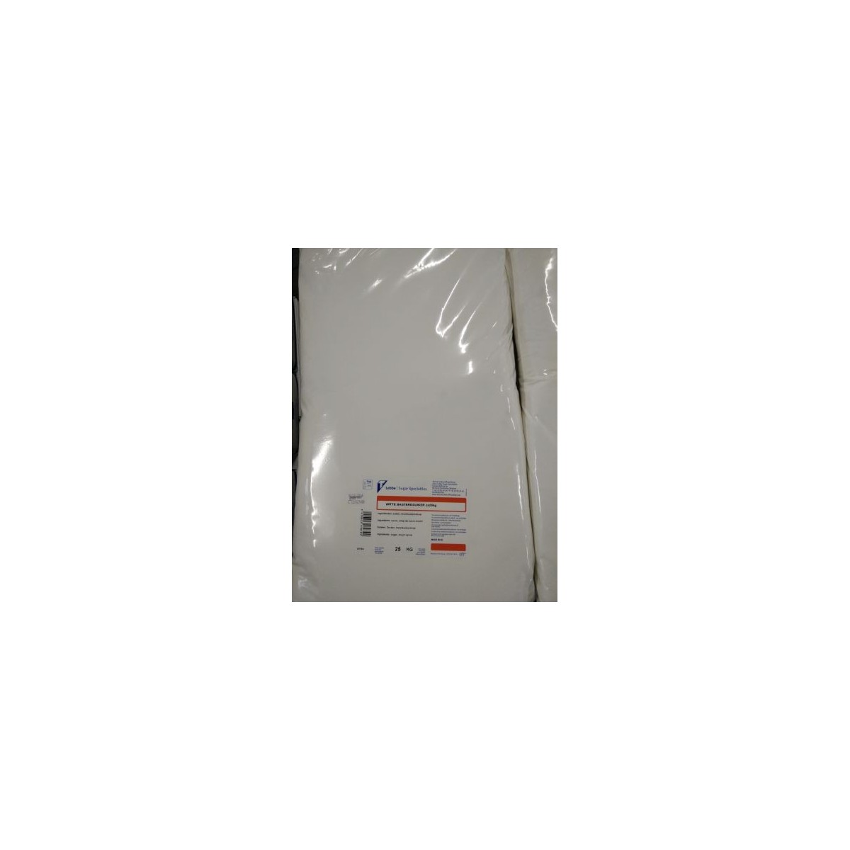 WHITE BROWN SUGAR 100% SACCHAROSE VERGEOISE 25KG  BAG 