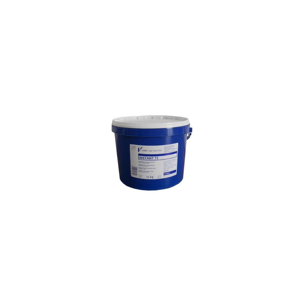 WHITE FONDANT LEBBE PASTE 73% SUCROSE 15KG  BUCKET