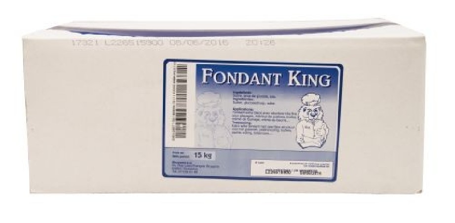 FONDANT WIT KING 15KG  KARTON