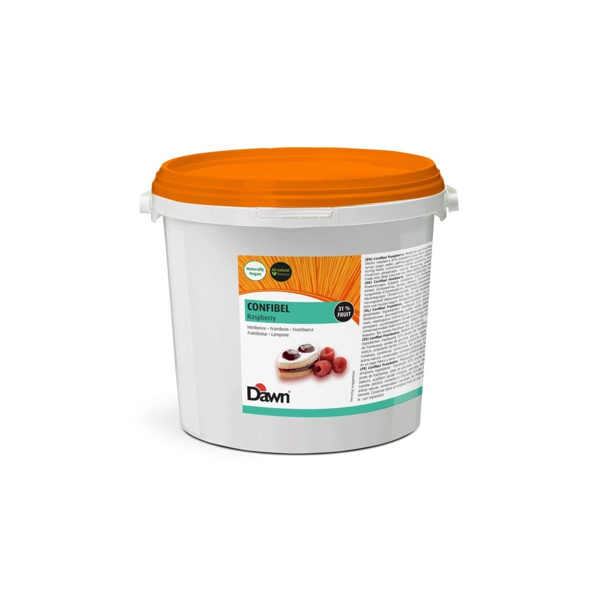 DAWN RASPBERRY JAM CONFIBEL BUCKET OF 6.5KG  KG