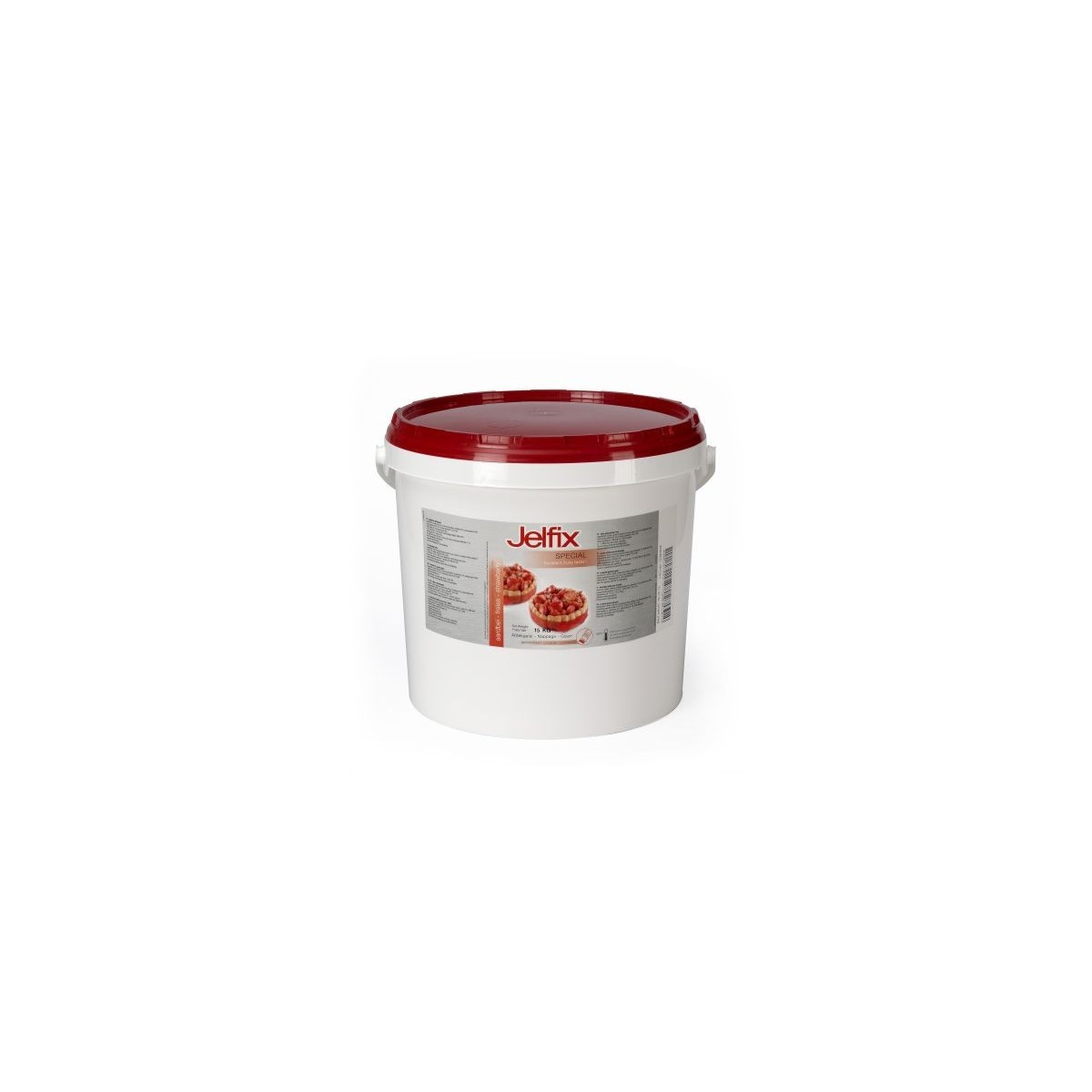 JELFIX SPECIAL GLAZE STRAWBERRY BUCKET OF 15KG  KG