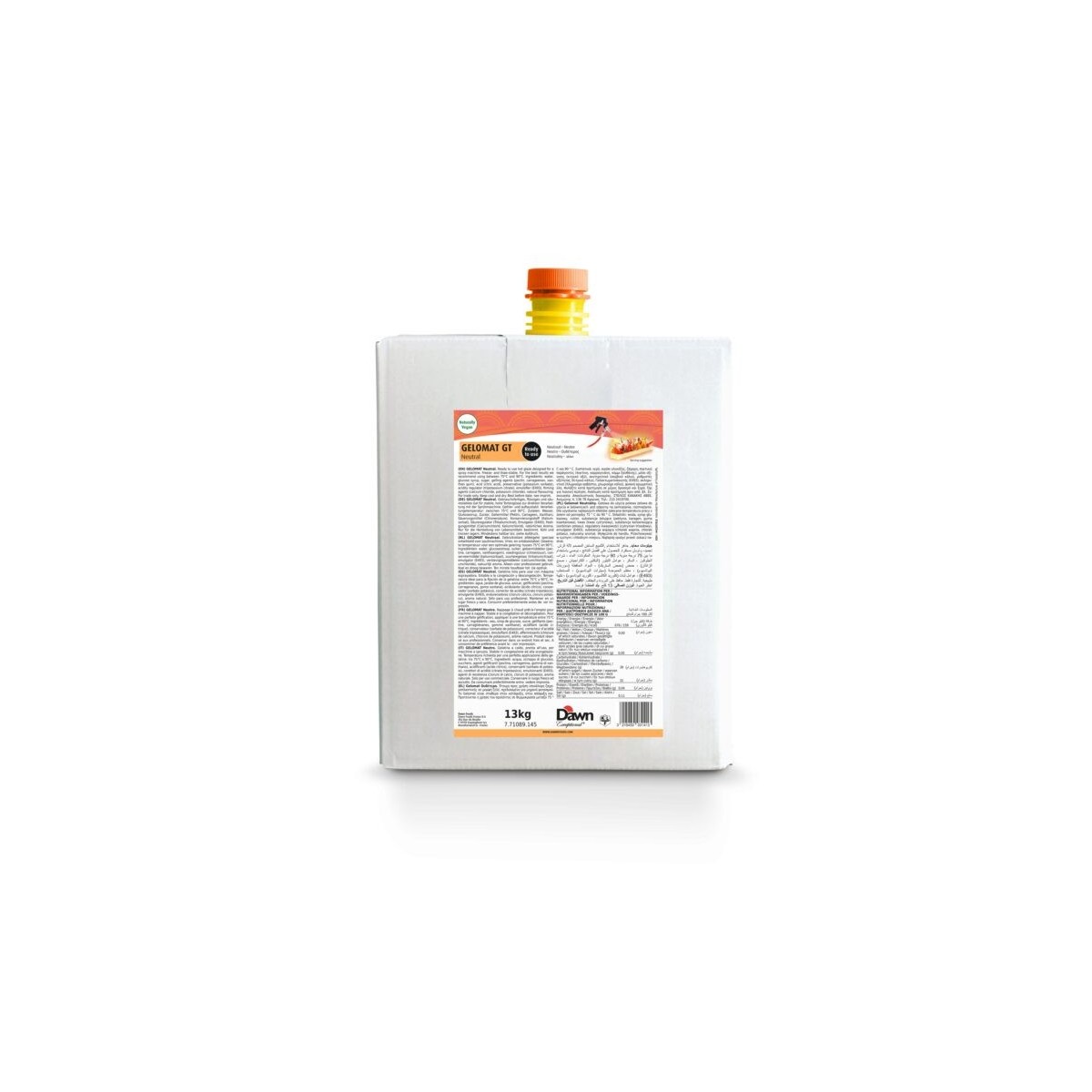 DAWN GELOMAT SPRAY NEUTRAL SPRAY GLAZE BAG IN BOX 13KG  KG