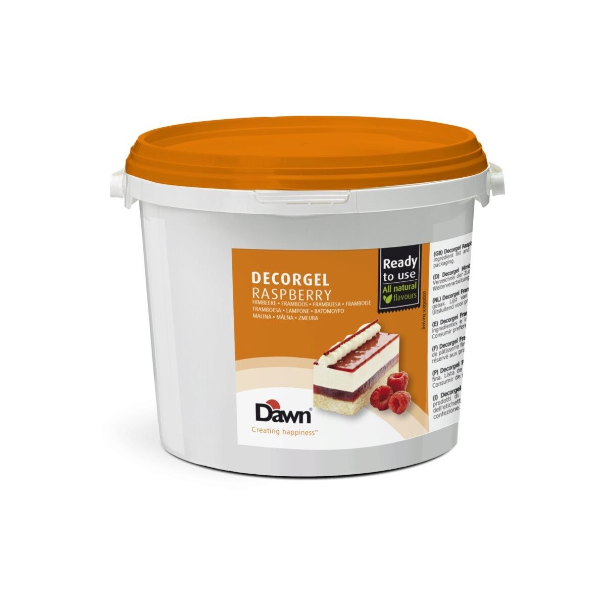 DAWN DECORGEL FRAMBOOS 3KG  EMMER