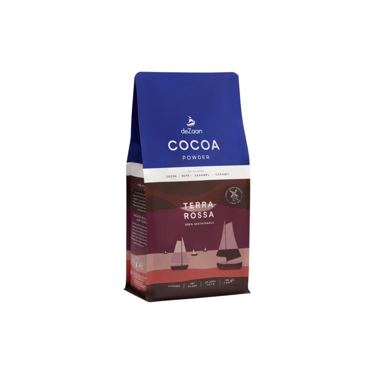 CACAO PEODER 22/24% DE ZAAN 1KG  KG"TERRA ROSSA"