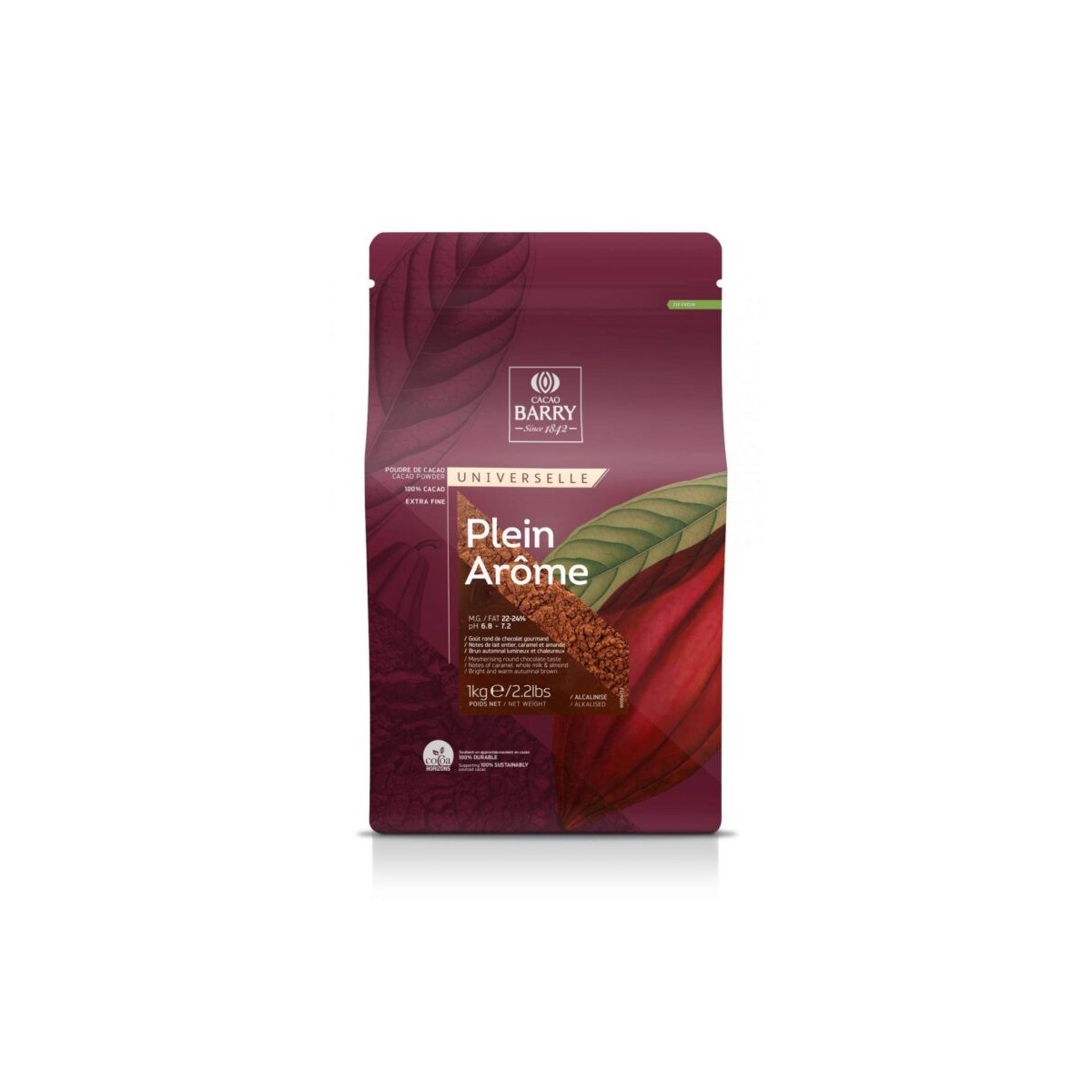 BARRY DCP-22PLARO-E0-91B CACAOPOEDER 22/24%    5KG KARTON VAN 4 ZAKKEN X 5KGKG 