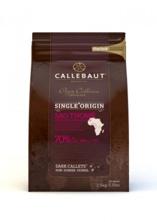 CALLEBAUT SAOTHOME-E4-U70 SAOTHOME BLACK 70% BOX OF 4 BAGS X 2,5KGKG