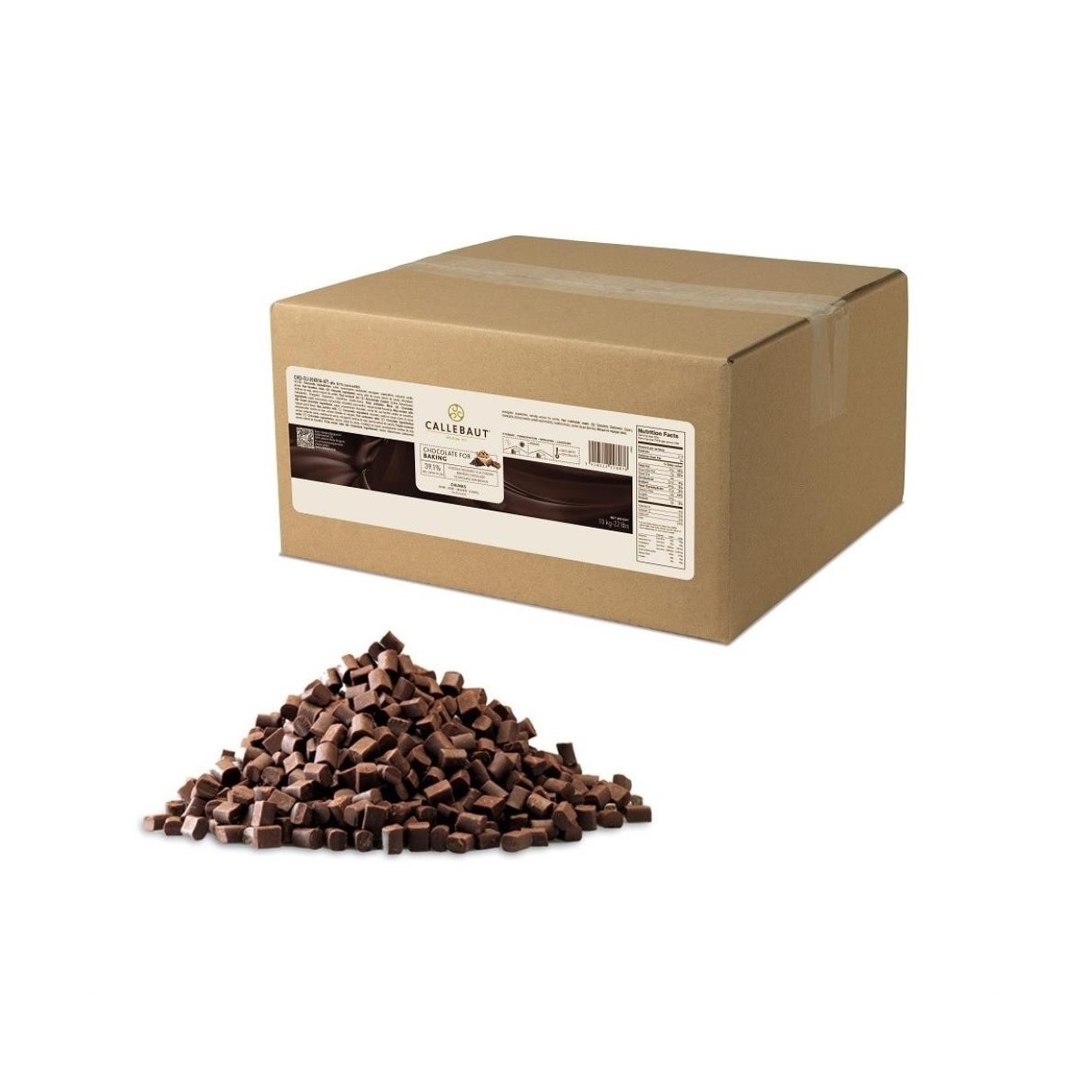 CALLEBAUT CHD-CU-20X014-471 CHUNKS DARK BOX OF 10KG  KG