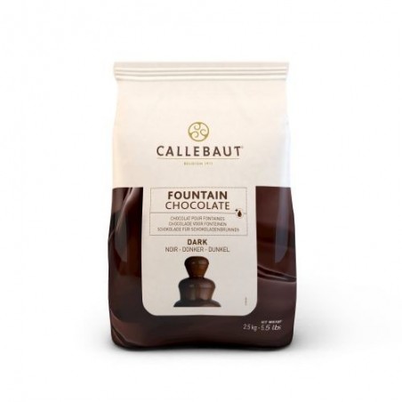 CALLEBAUT CHD-N811FOUNE4-U71 DARK CHOCOLATE FOUNTAIN BOX OF 8 BAGS X 2,5KG  KG