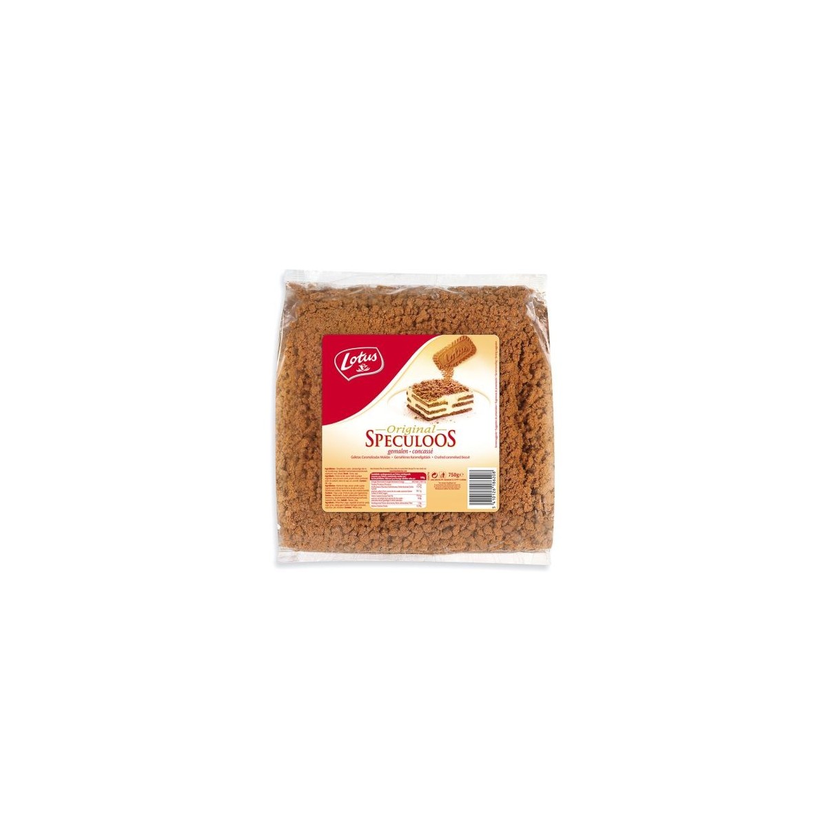 SPECULOOS VERBRIJZELDE LOTUS 8 X 750GR  DOOS