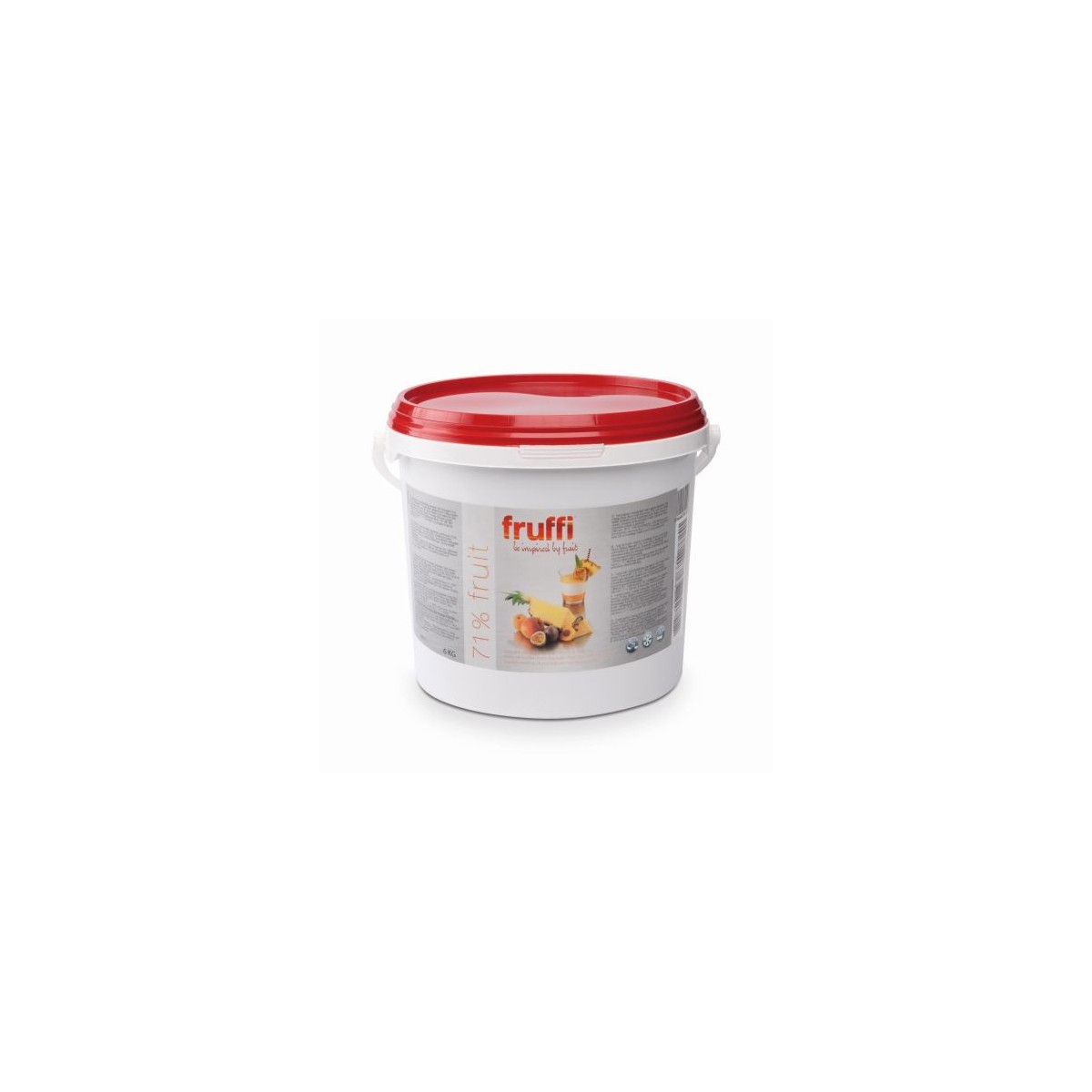 DEBCO FRUFFI FRUIT FILLING TROPICAL PLUS BUCKET 6 KG  BUCKET ON/ORDER