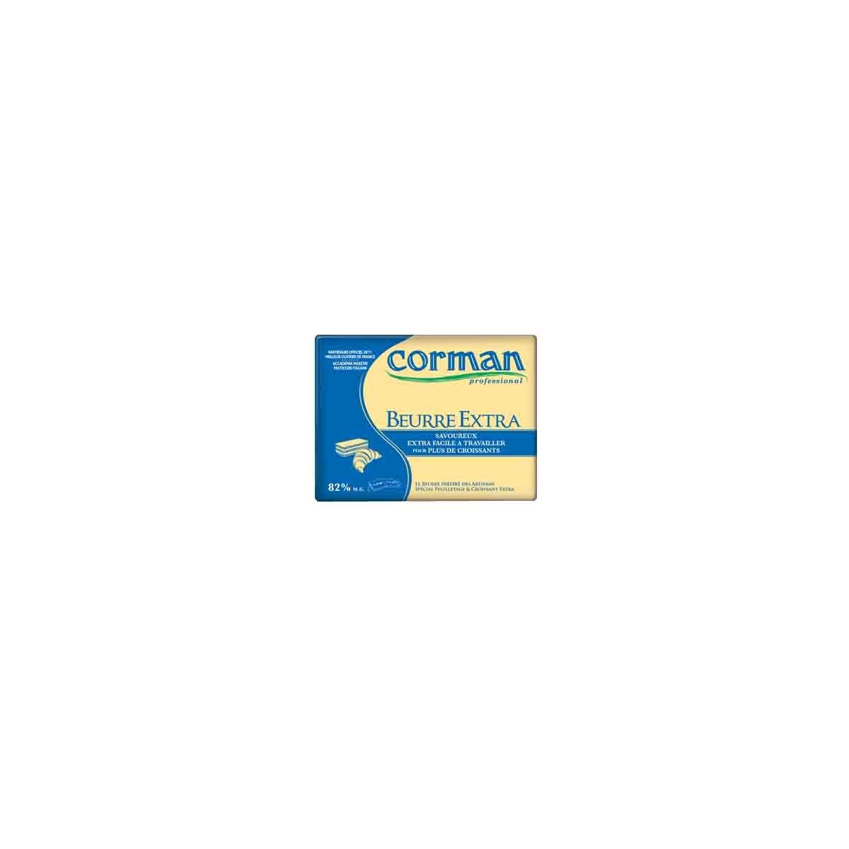 CORMAN BEURRE EXTRA 82% FEUILLETAGE & CROISSANT  CAROTENE 5 X 2KG 0029093 - 26851001