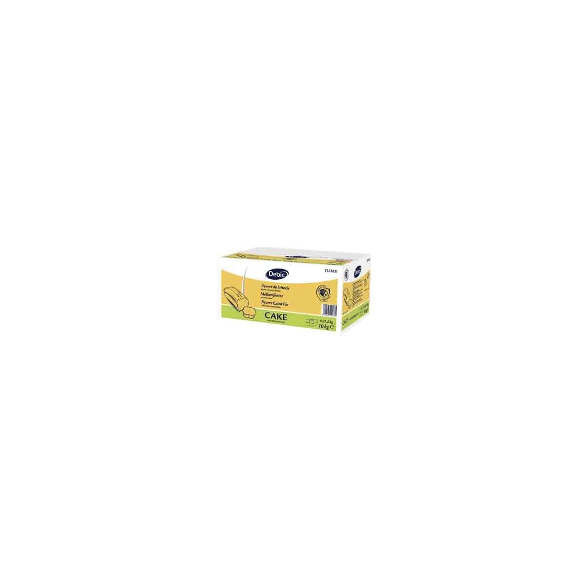 DEBIC BUTTER 82% CAKE GOLD 4 X 2,5KG 0900089  KG