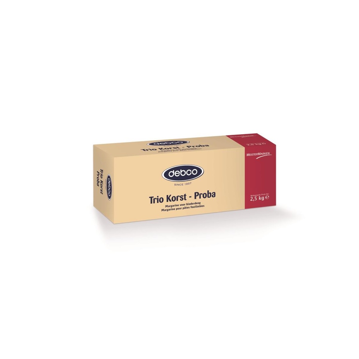 DEBCO MARGARINE PROBA PATE PUFF PASTRY 4 X 2,5KG  KG