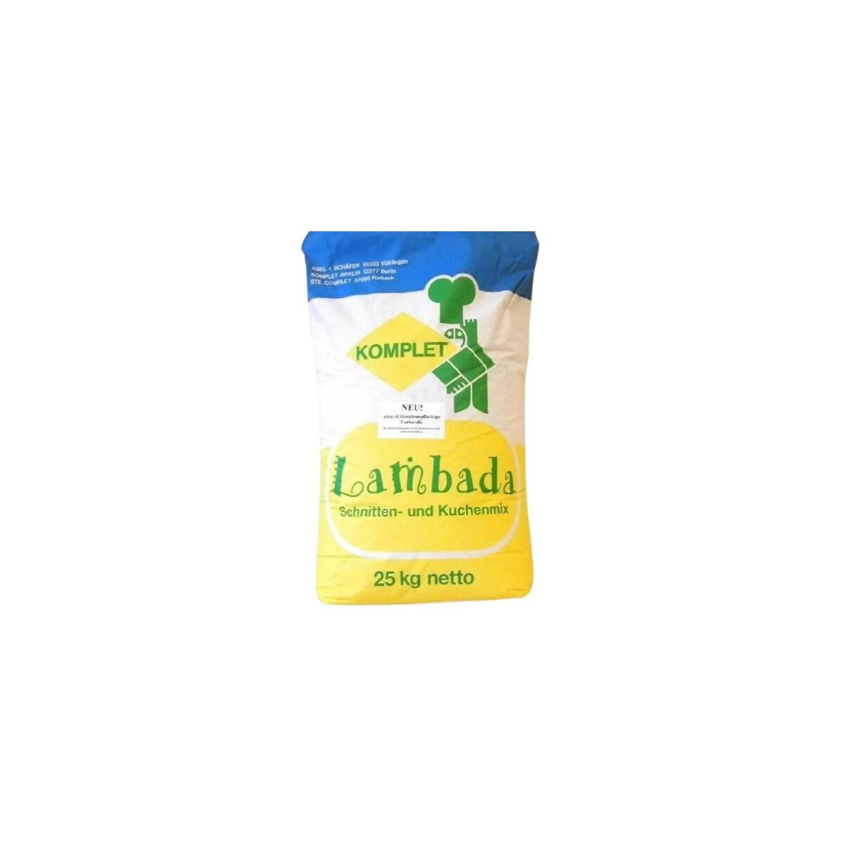 KOMPLET CAKE LAMBADA 25KG  BAG