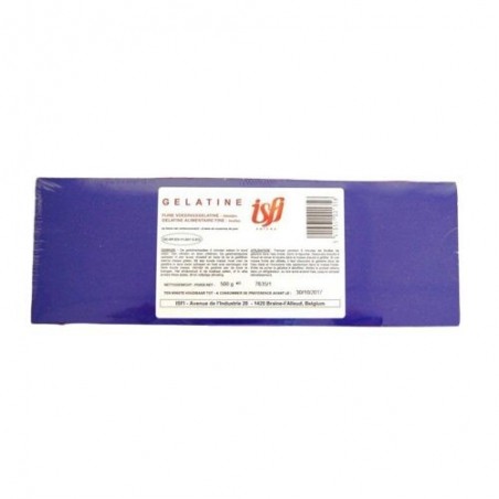 ISFI GELATINE BLAADJES BRONS BLAUW 500GR  DOOSJE