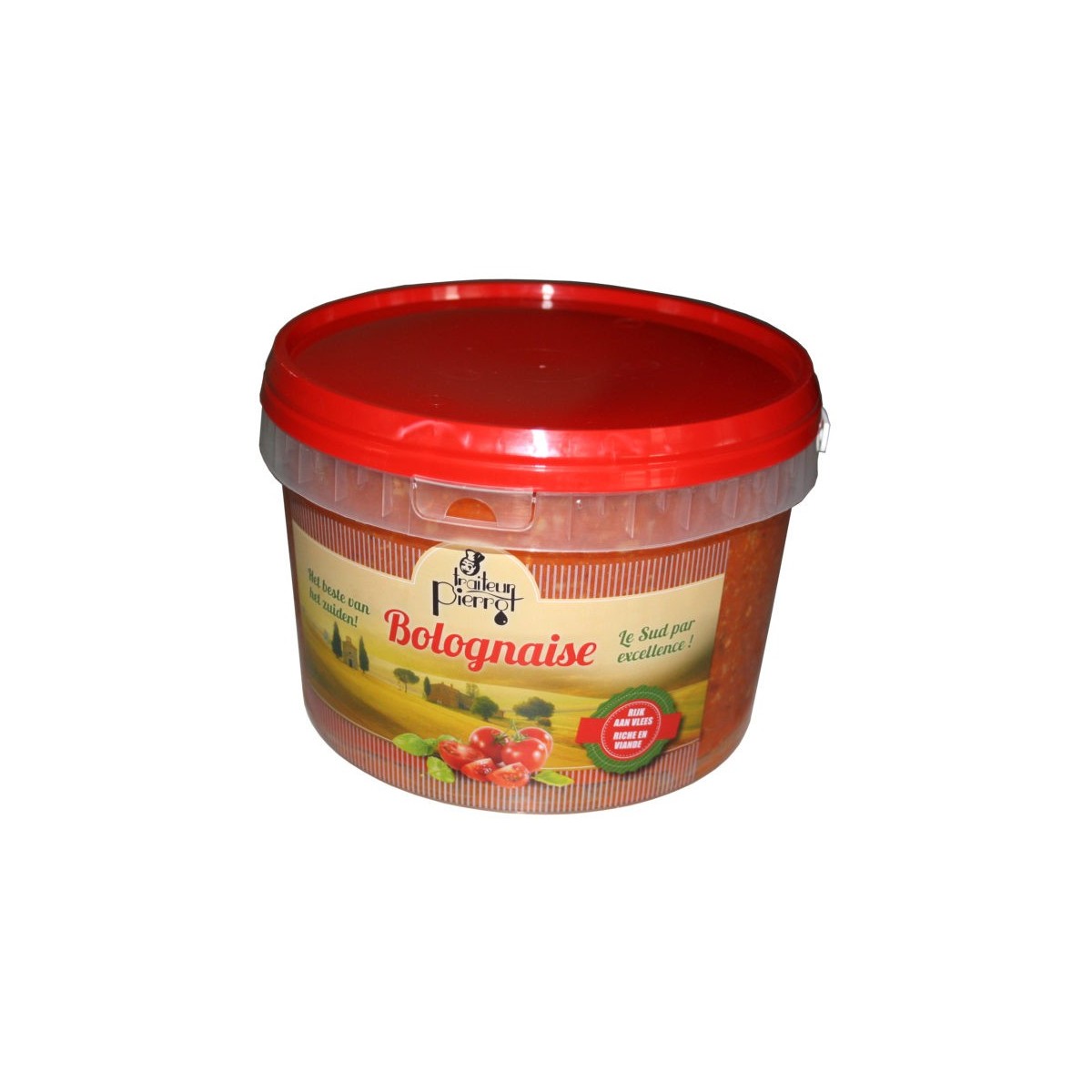 TRAITEUR PIERROT BOLOGNESE SAUCE 33% 3.2KG  BUCKET ON/ORDER