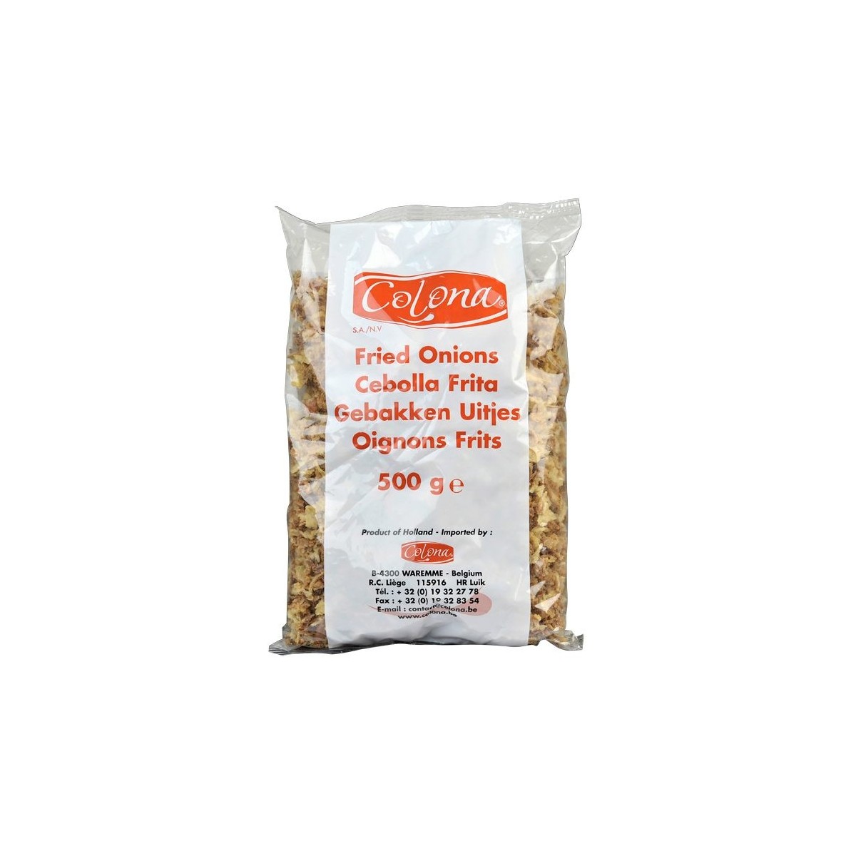 COLONA FRIED ONIONS 500GR  BAG