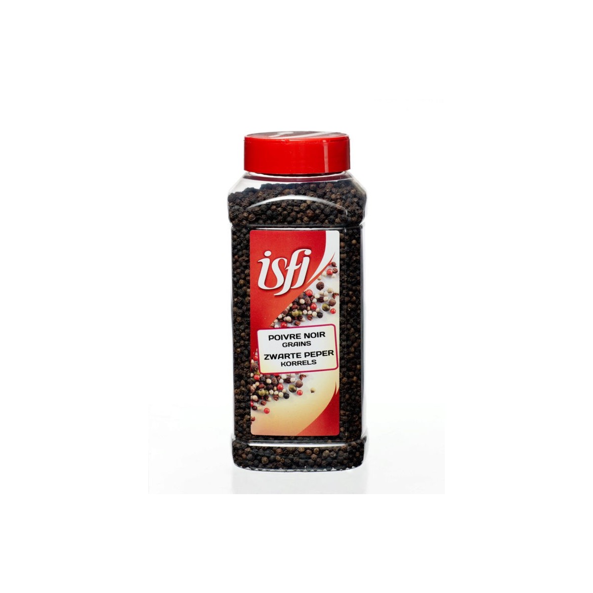 ISFI BLACK PEPPER CORNS 500GR  JAR