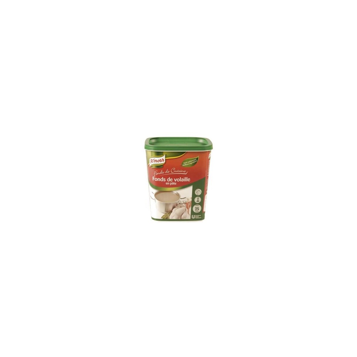 KNORR GEVOGELTE KIPPENBOUILLON IN  PASTA 1KG  DOOS