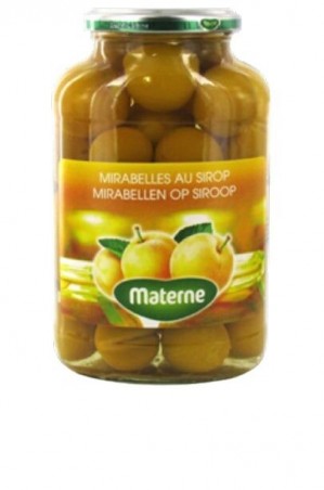 MATERNE MIRABELLES ENTIERES AVEC NOYAUX 10 X 700GR