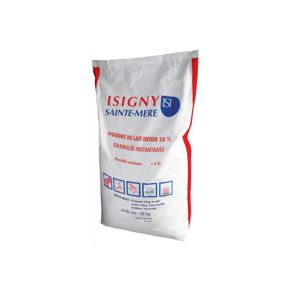 ISIGNY MILK POWDER 26% MG WHOLE INSTANT 25KG  BAG