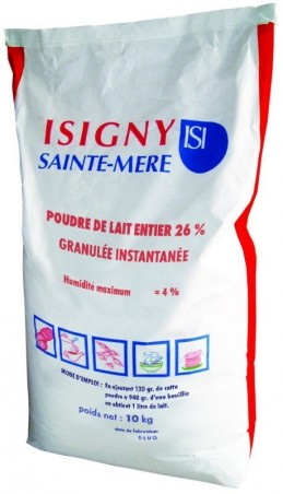 ISIGNY MELKPOEDER INSTANT 26% 10KG  ZAK