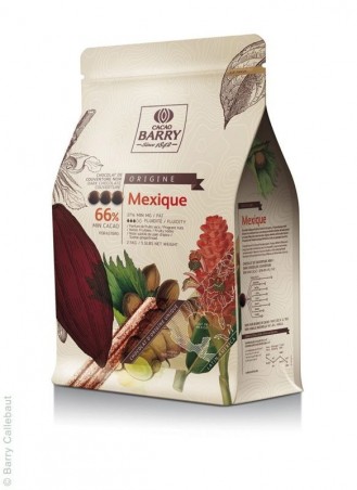 Chocolat noir Origine Mexique 66% en callets 2.5kg