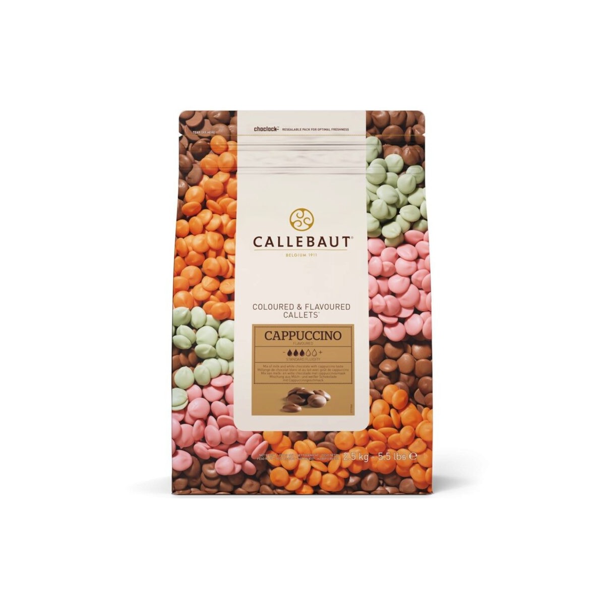 CALLEBAUT CAPPUCCINO-E4-U70 CALLETS CAPPUCCINO BOX OF 4 BAGS X 2,5KG  BAG