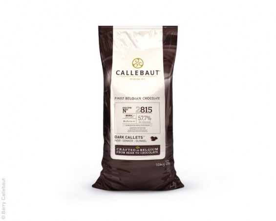 CALLEBAUT 2815NV-01B DARK CALLETS BOX OF 2 BAGS X 10KGBAG