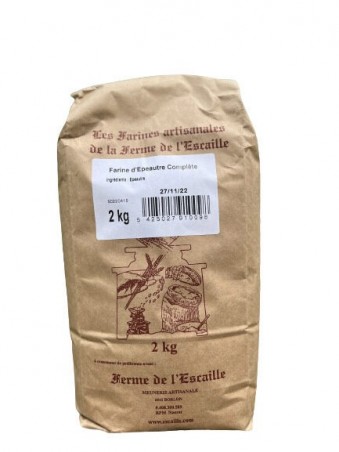 BLOEM SPELT HALF VOLKOREN 2KG FERME DE L ESCAILLE  ZAK