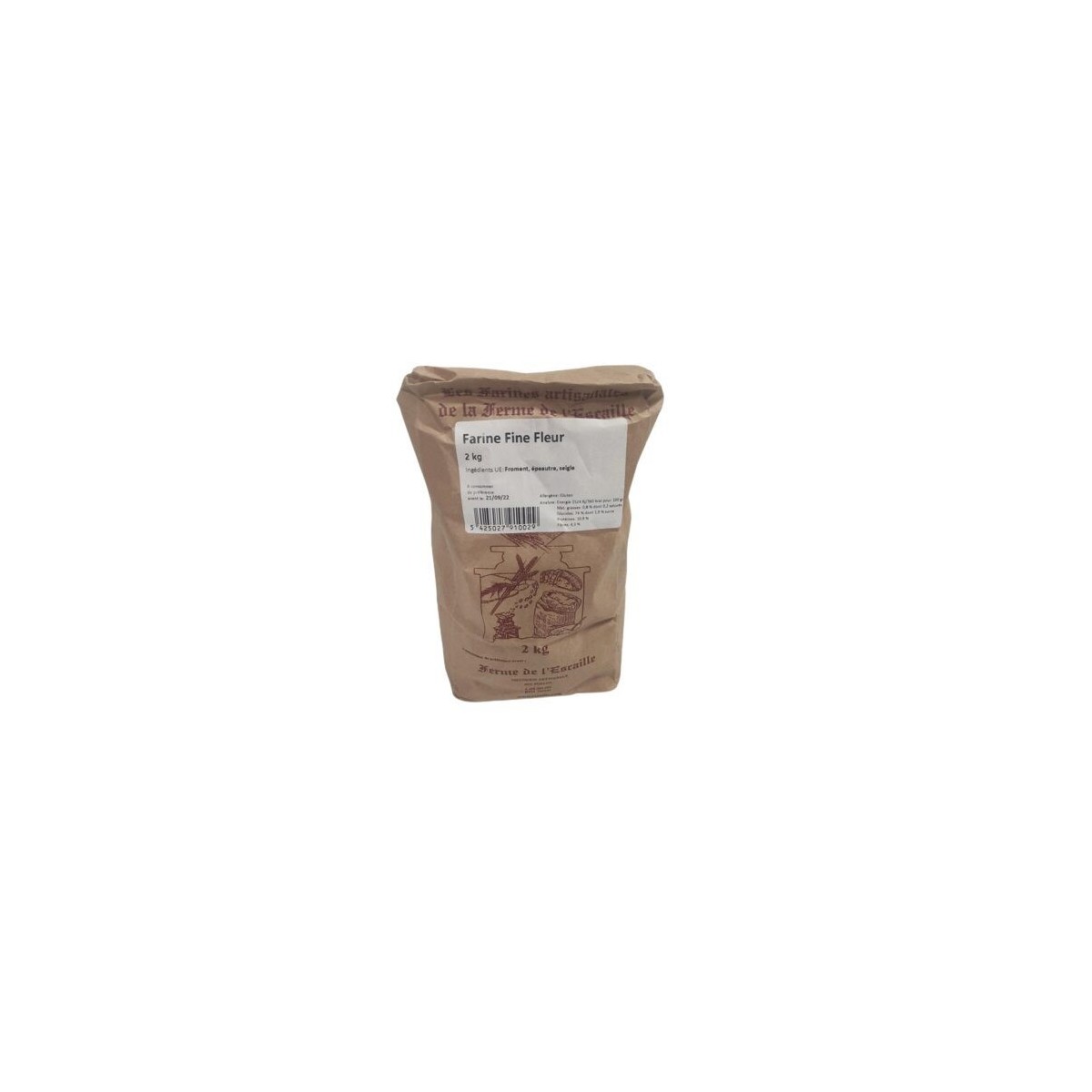 FARINE FINE FLEUR FERME L ESCAILLE 2KG