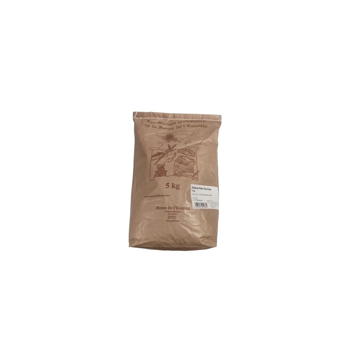 FARINE PAIN FERMIER FERME L ESCAILLE 5KG