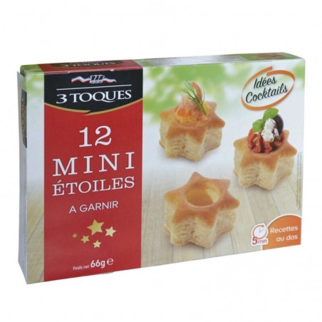 3TOQUES Mini bouchées sterretje 12 st.