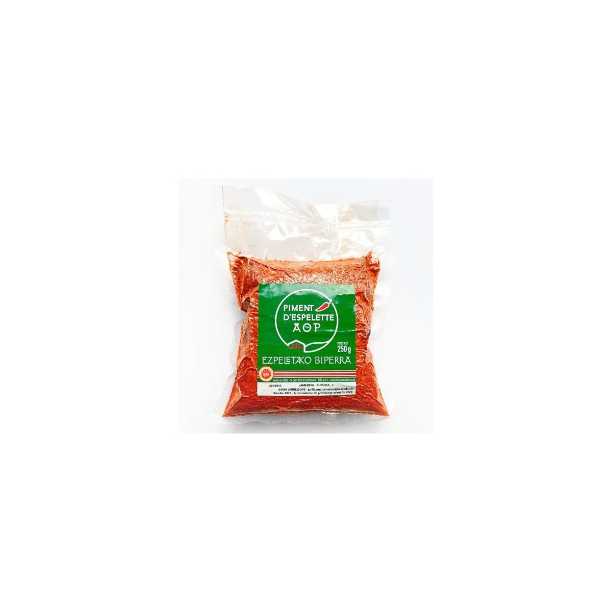 ISFI ESPELETTE PEPPER POWDER 12X250GR  SACHET