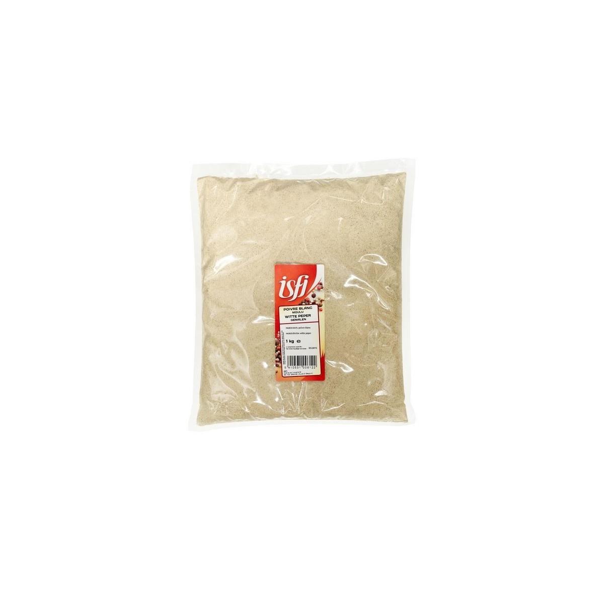 ISFI POIVRE BLANC MOULU 1KG