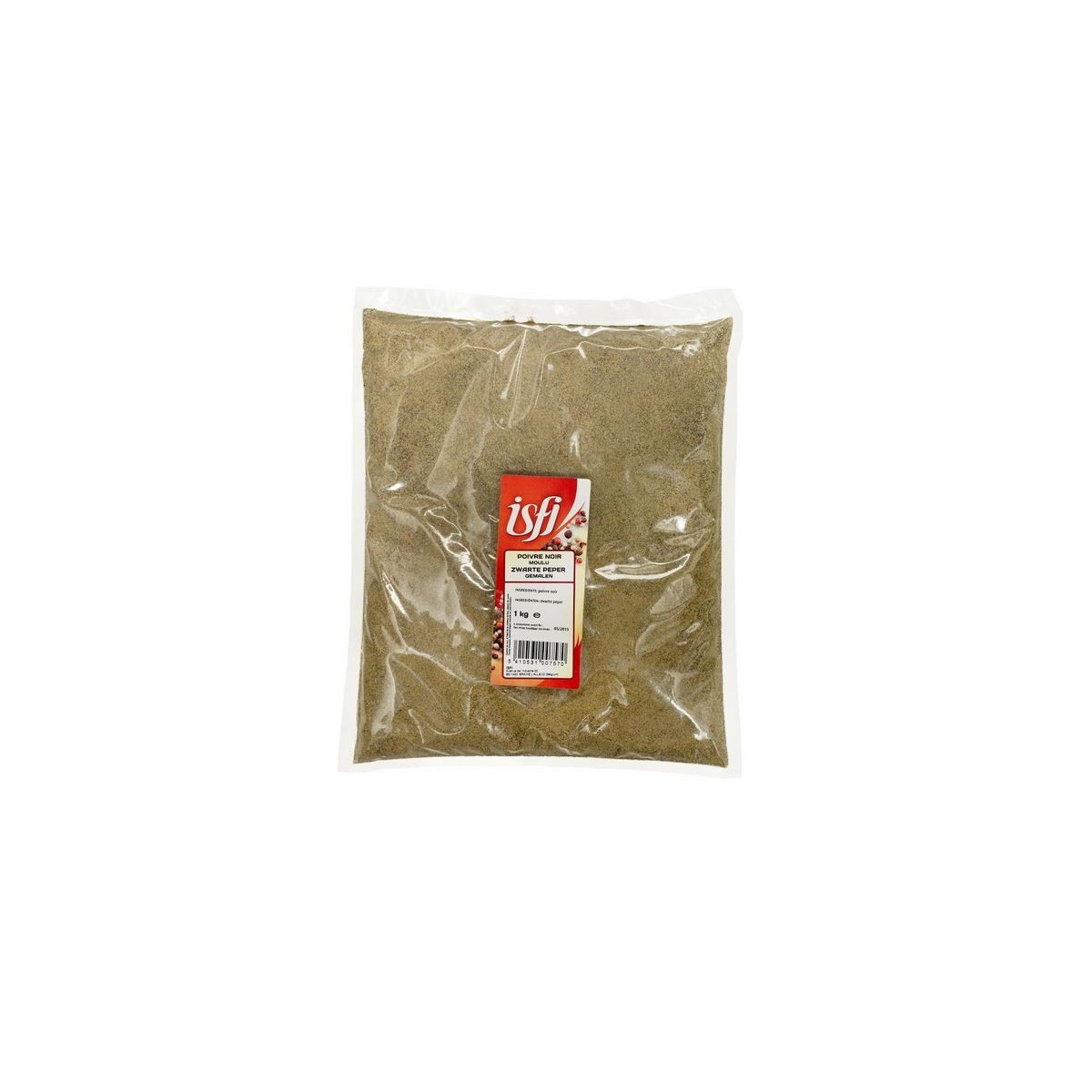 ISFI POIVRE NOIR MOULU 1KG