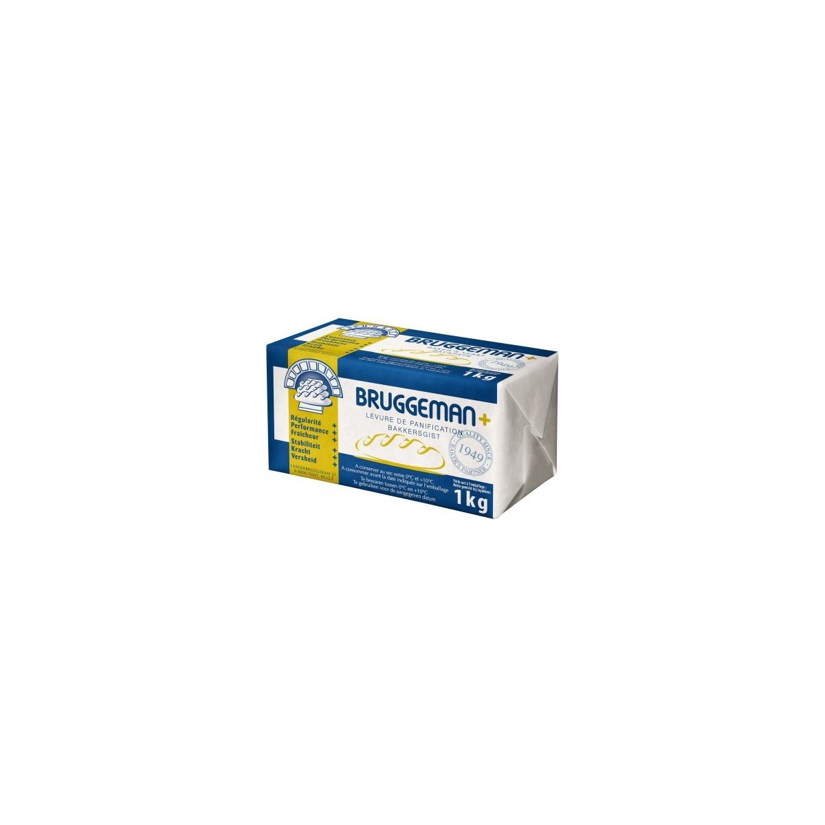 BRUGGEMAN FRESH YEAST PLUS 10X1KG  KG