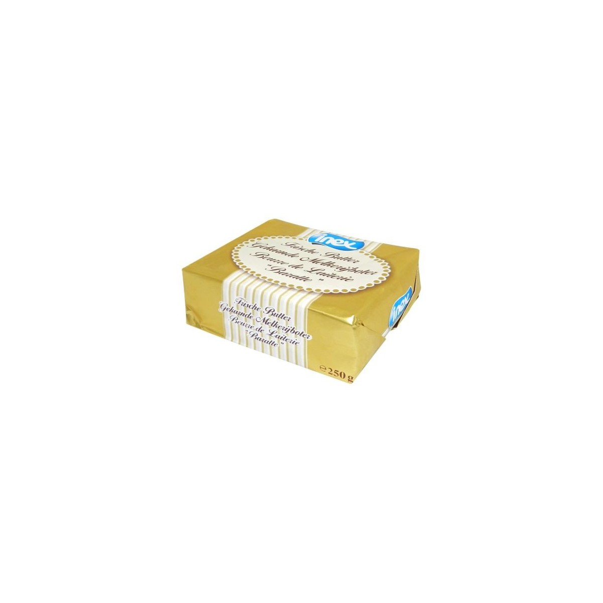 INEX FRESH BUTTER IN 40 X 250 GR  BOX