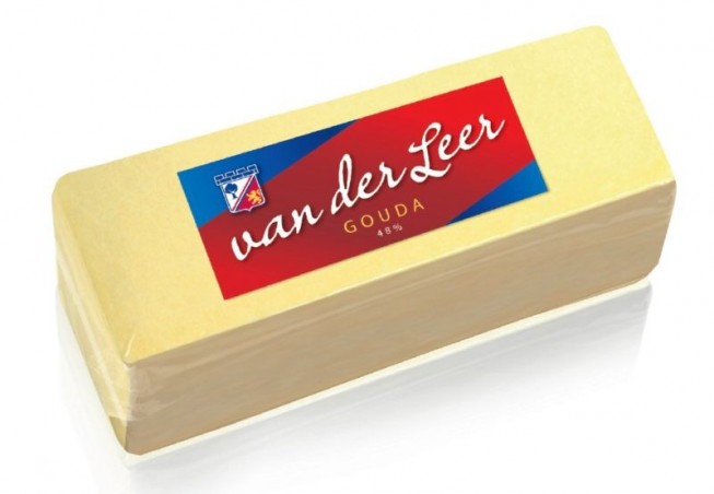 FROMAGE GOUDA HOTEL BLOC DE ±4.5 KG VANDERLEER POIDS VARIABLE