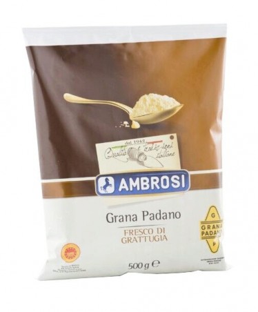 Italian cheese GRATED POWDER 500GR PADANO  BAG 