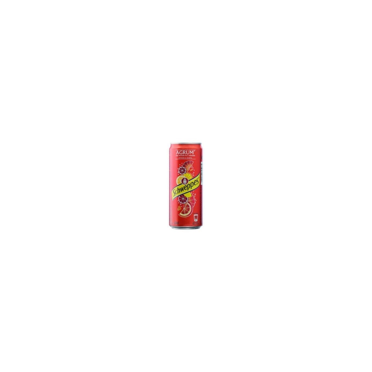 BOISSON SCHWEPPES AGRUMES   CANETTE 24 X 33CL SLEEK  