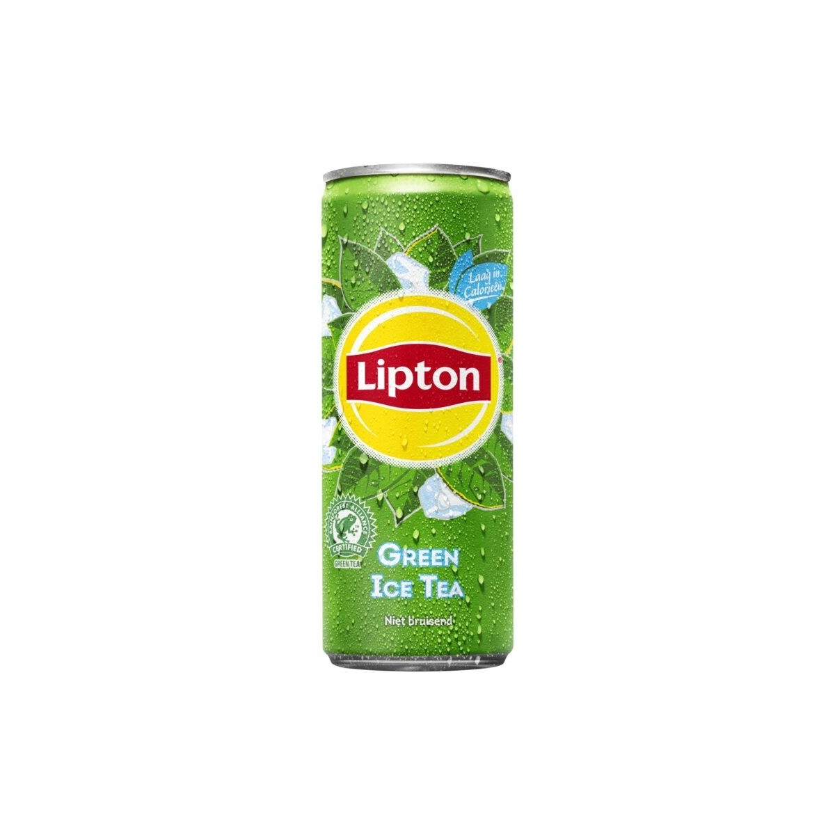 BOISSON LIPTON ICE TEA GREEN CANETTE 24X33CL  SLEEK (TEMPORAIREMENT FAT CAN)